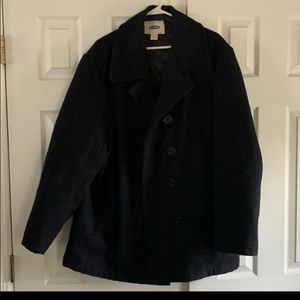 Men's Old Navy Pea Coat Black Size Large L